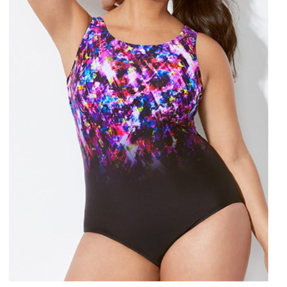 Swimsuits For All Other - Swimsuits for All Miracle Hi Neck Tank One Piece !